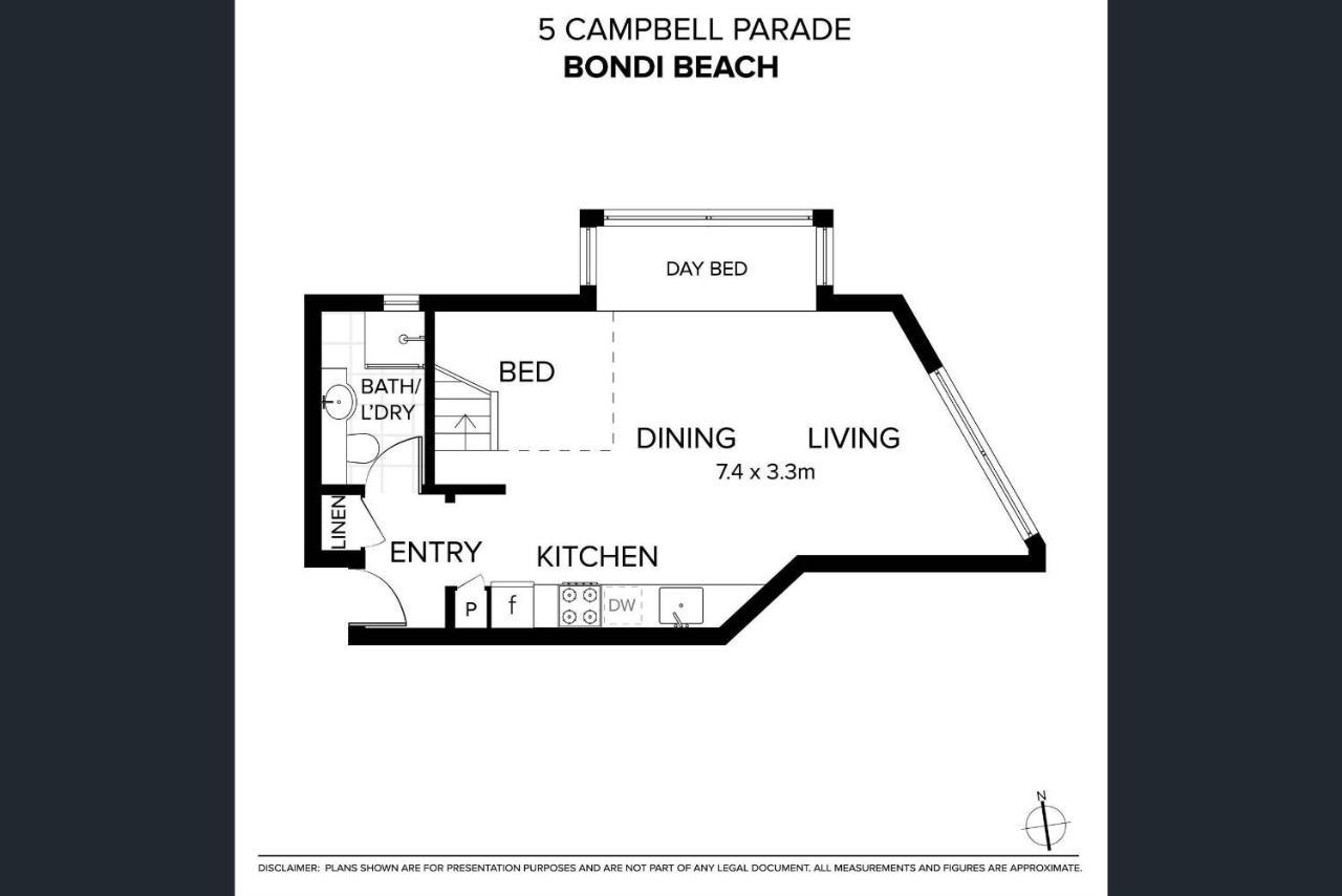 Studio Bondi Beach Сидней Экстерьер фото